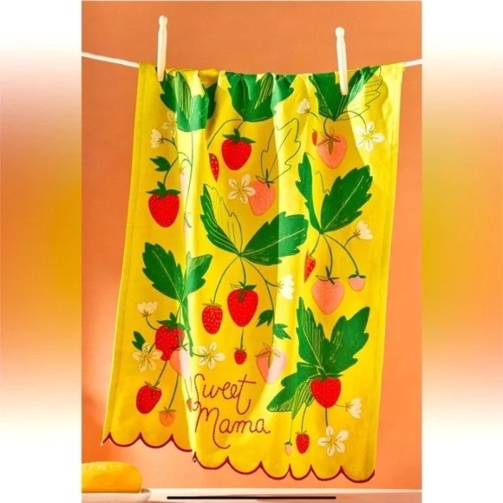 Anthropologie Sweet Mama Kitchen Towel Mother Day
